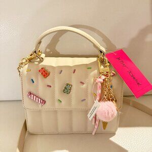 NWT Betsey Johnson Viral Gummy Bear Candy Sweets Crossbody Bag Ice Cream Charm